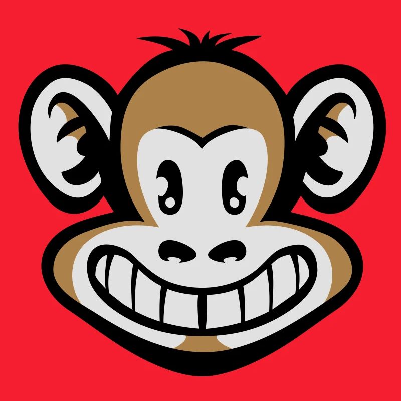 Cartoon monkey flex