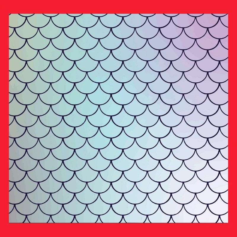 Watercolor Fish Scales Pattern