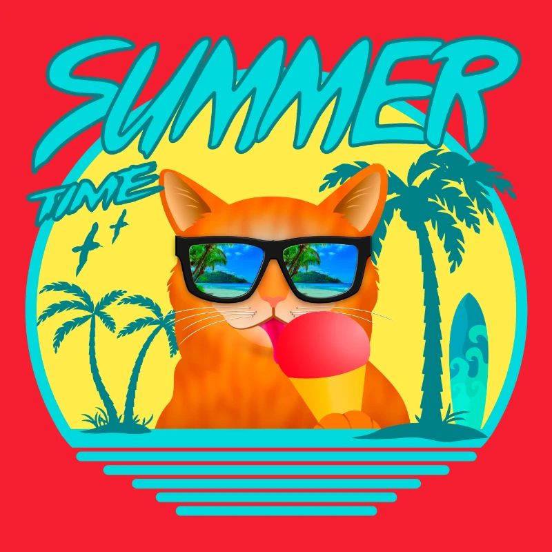 SUMMERCAT WITH ICE