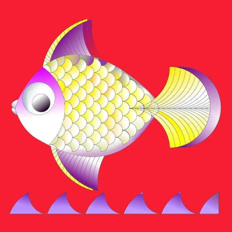 Golgener Fisch