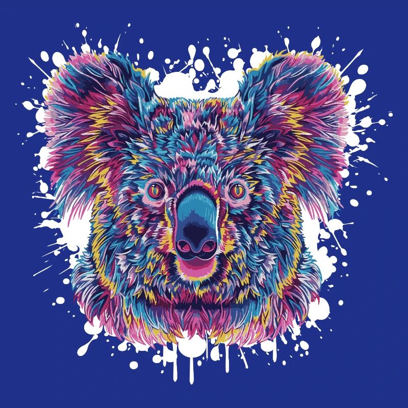 Koala Farbklecks