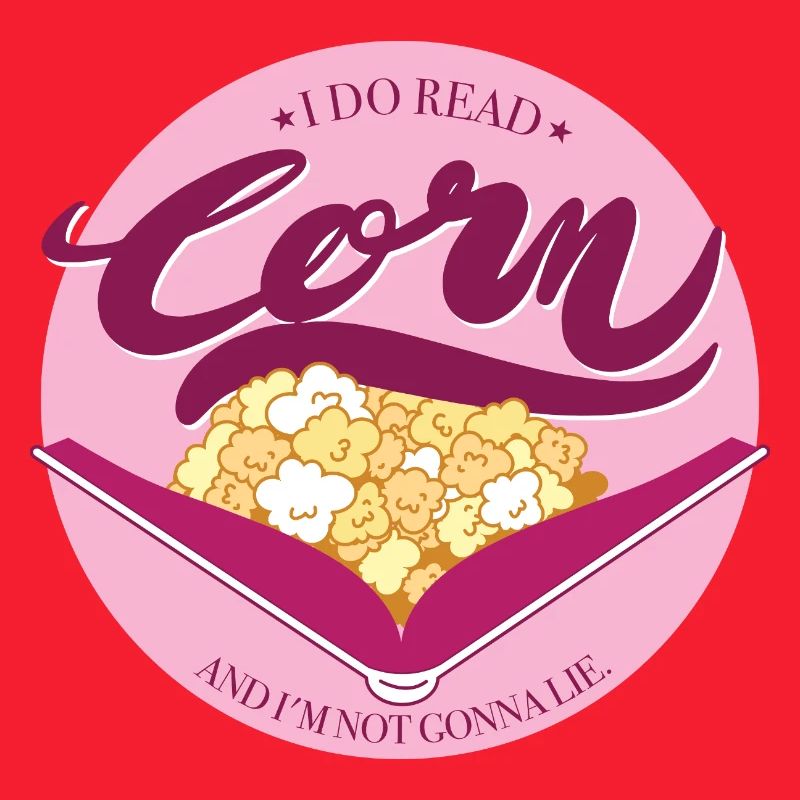 Corn mit rosa Hintergrund