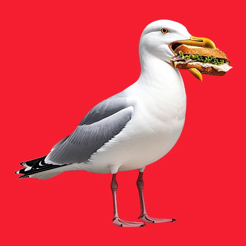 Silbermoewe-mit-Fischbroetchen