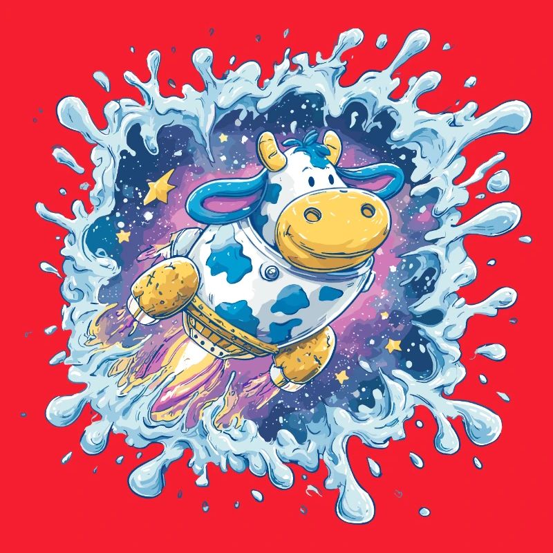 Éclaboussure de Vache Spatiale