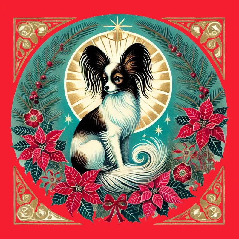 Papillon Halo Weihnachtskreis