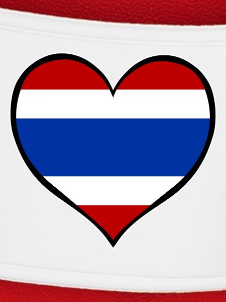 Thailand Herzflagge