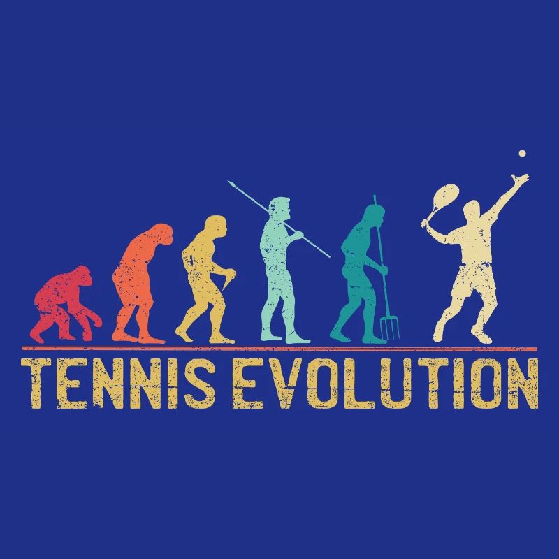 Tennis Evolution Evolution Grafikdesign