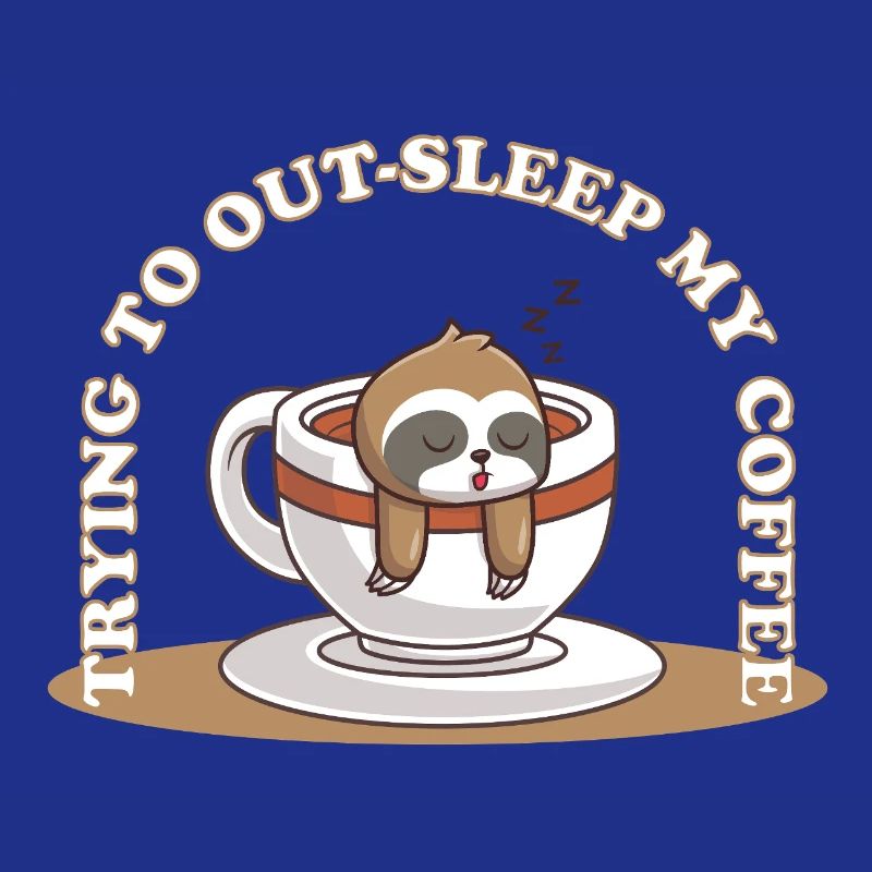 Essayer de dormir plus longtemps que mon café – Sloth Coffee