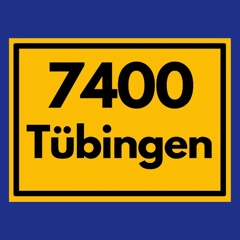 OLD POSTCODE ZIP CODE RETRO 7400 TÜBINGEN - NECKAR