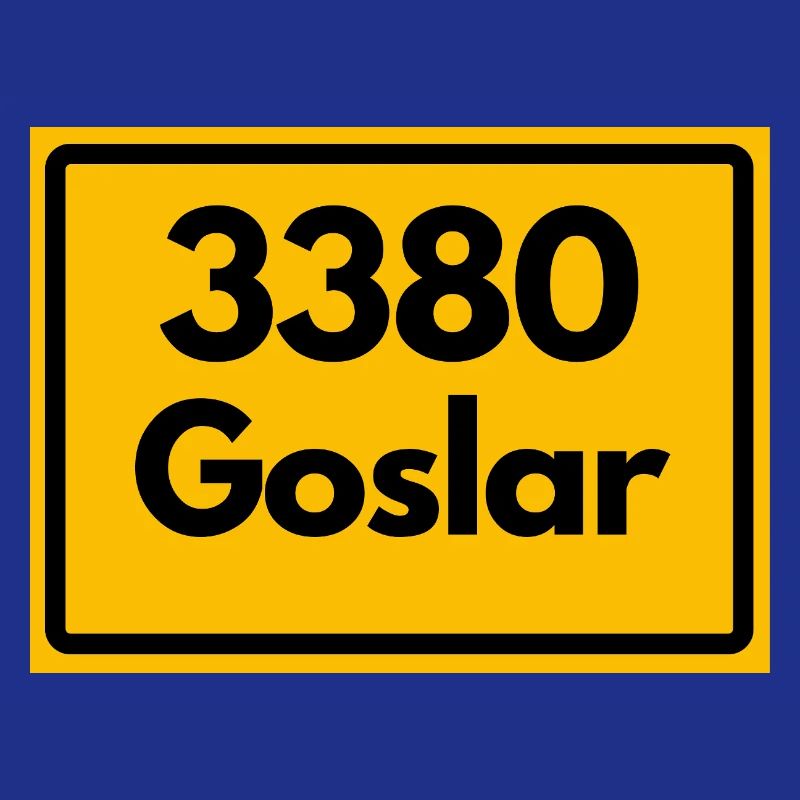 OLD POSTCODE ZIP CODE RETRO 3380 GOSLAR KAISERPFAL