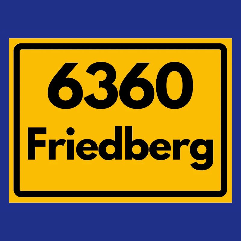 OLD POSTCODE ZIP CODE RETRO 6360 FRIEDBERG HEIMAT