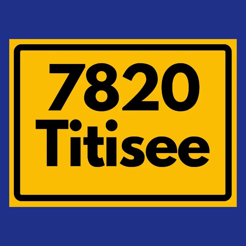 OLD POSTCODE POSTCODE RETRO 7820 TITISEE HEIMAT