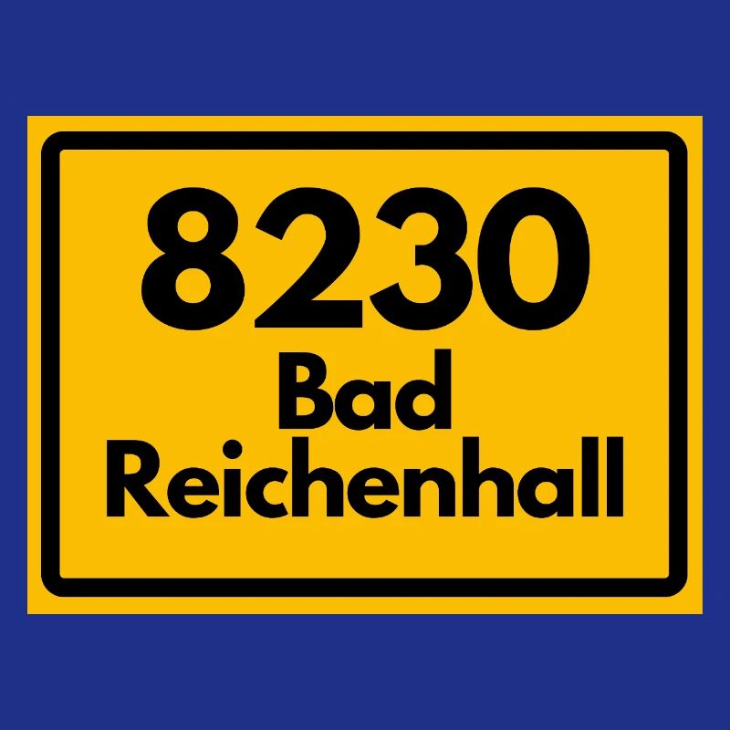 OLD POSTCODE RETRO 8230 BAD REICHENHALL HEIMA