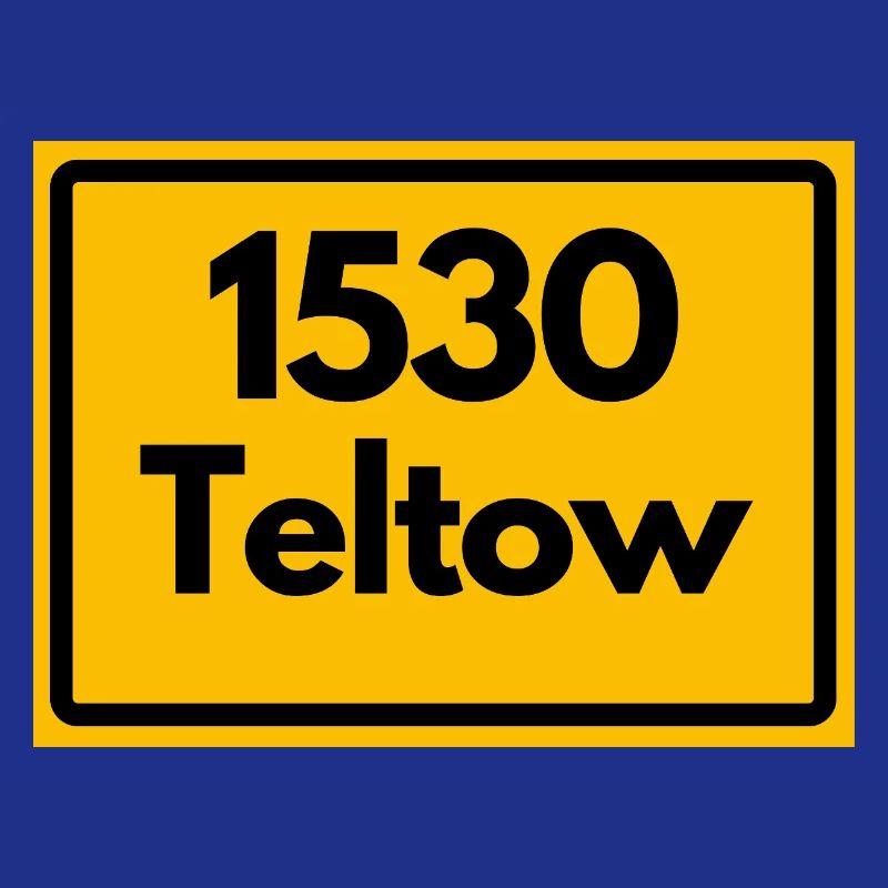 ANCIEN CODE POSTAL RÉTRO 1530 TELTOW HEIMAT