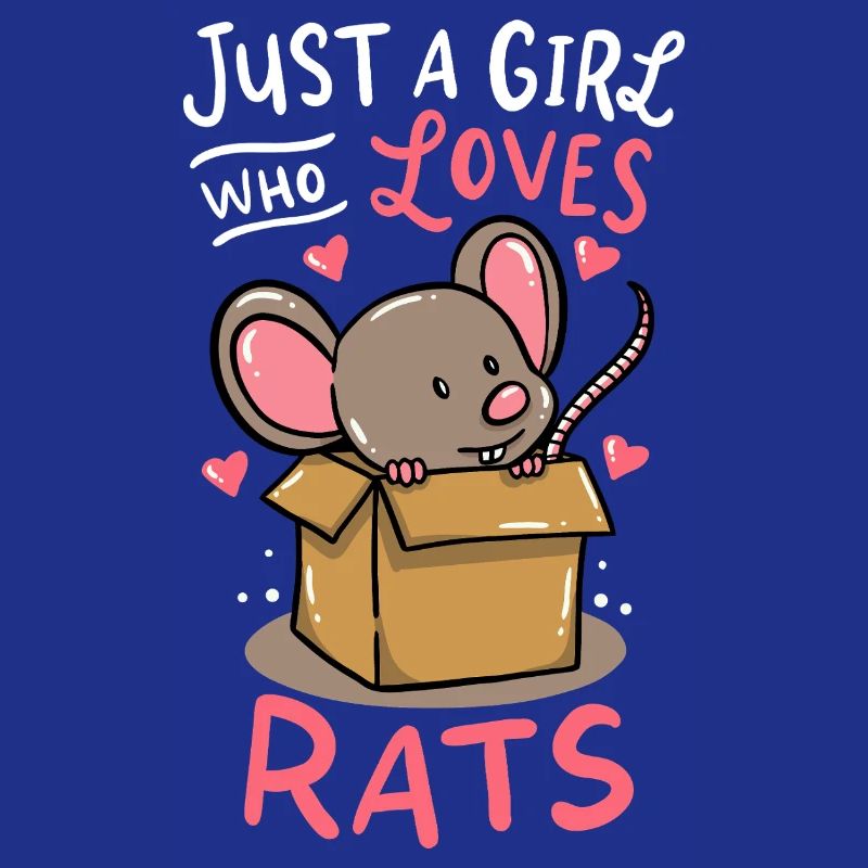 Nur ein Mädchen, das Ratten liebt