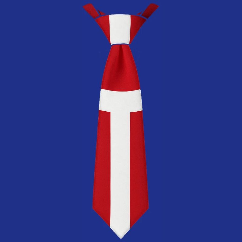 Cravate Danemark – Conception du drapeau
