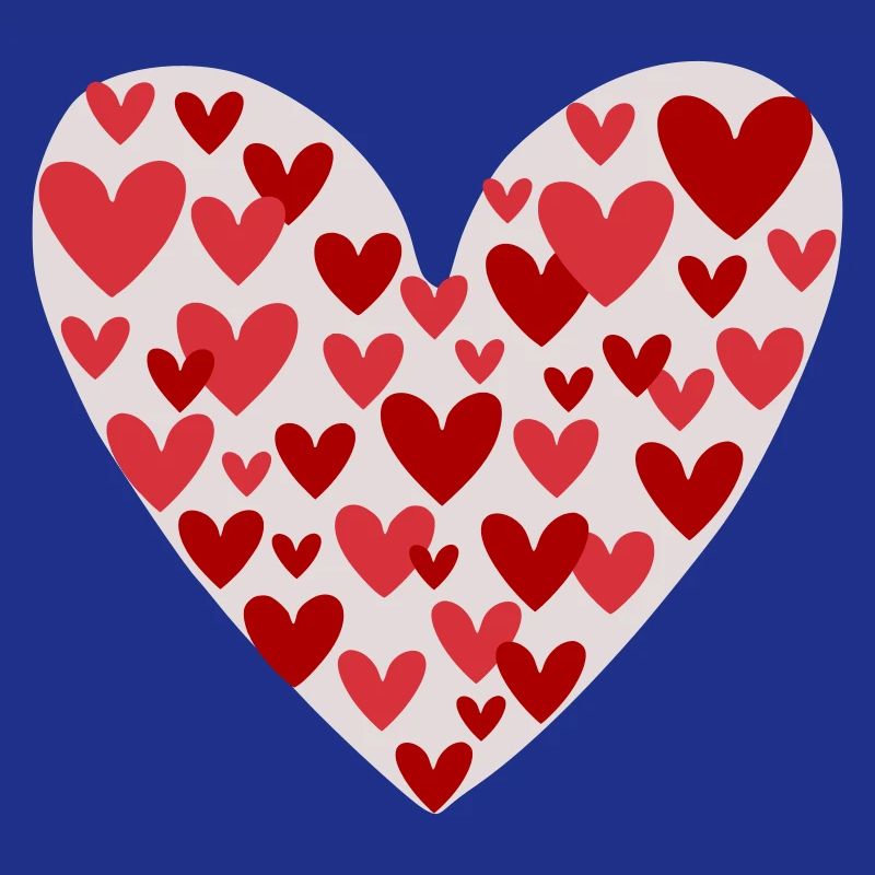 Many hearts pattern