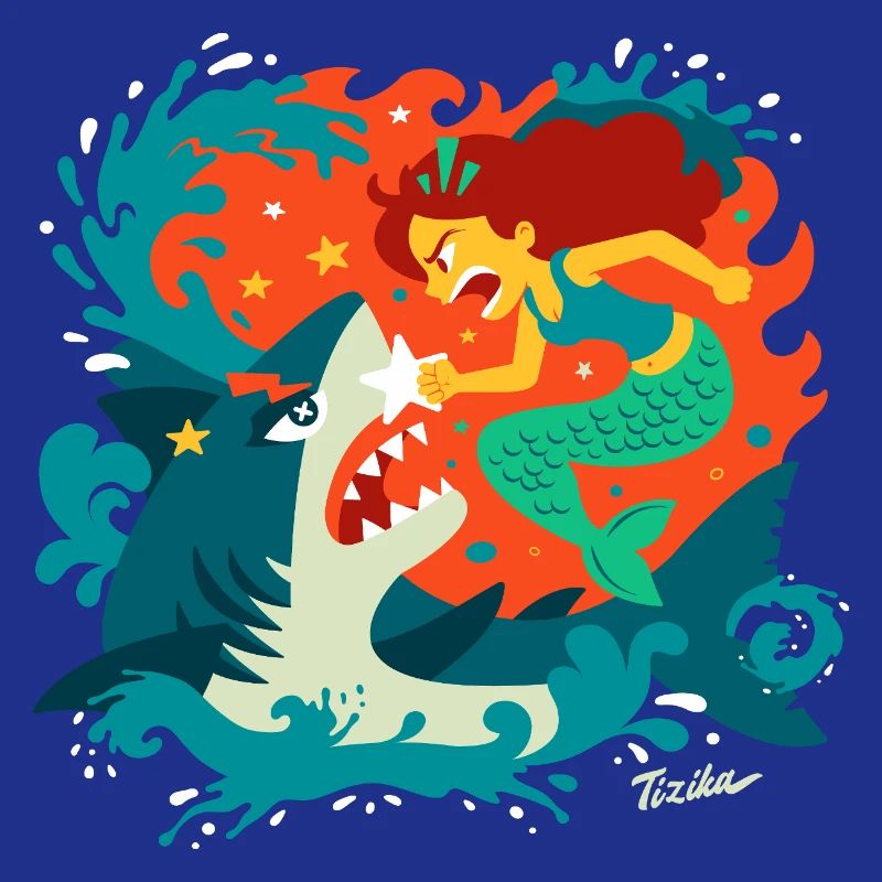 Sirène versus Requin
