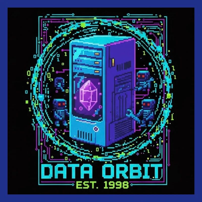 Data Orbit Neon Computer