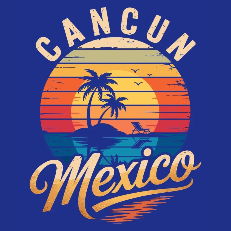 Cancun Retro Beach Sun