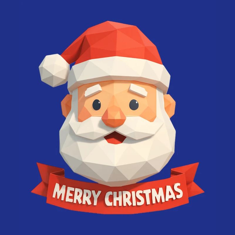 Conception de polygone du Père Noël – Joyeux Noël