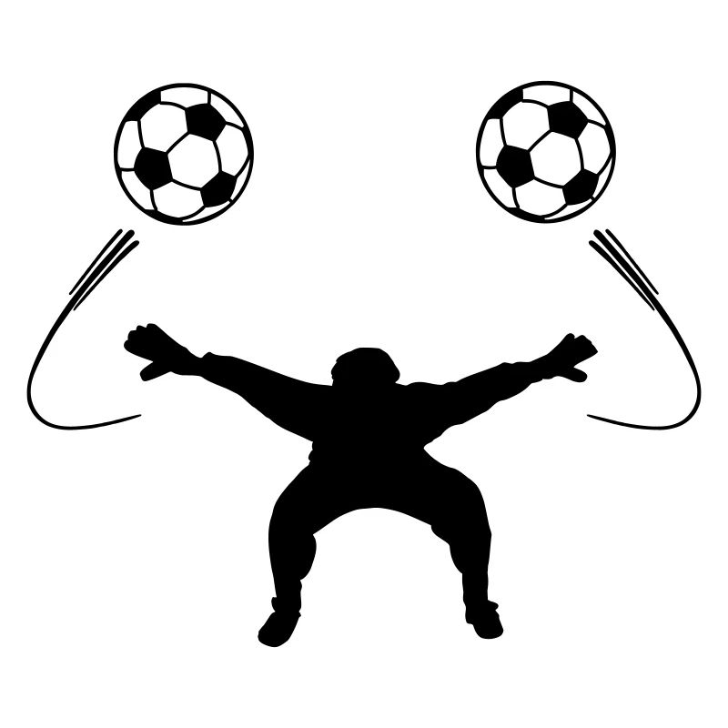 Torwart oder Torwartschattenfigur