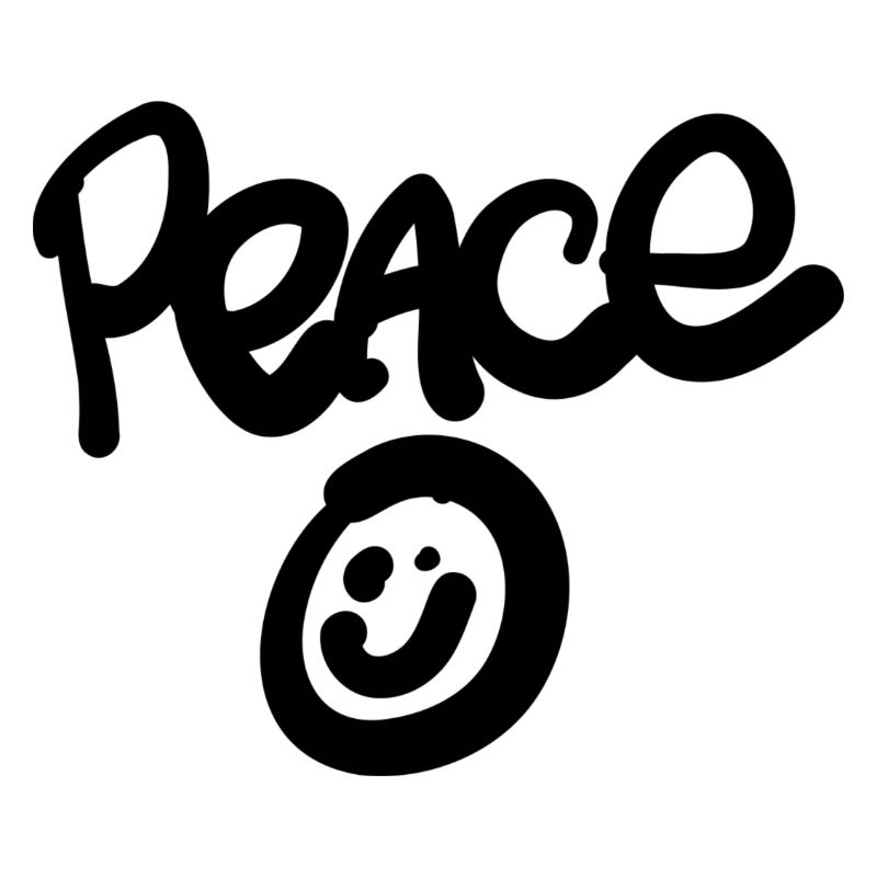 Peace design. Graffiti style