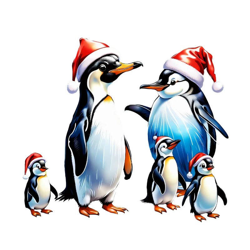 Pingouins mignons