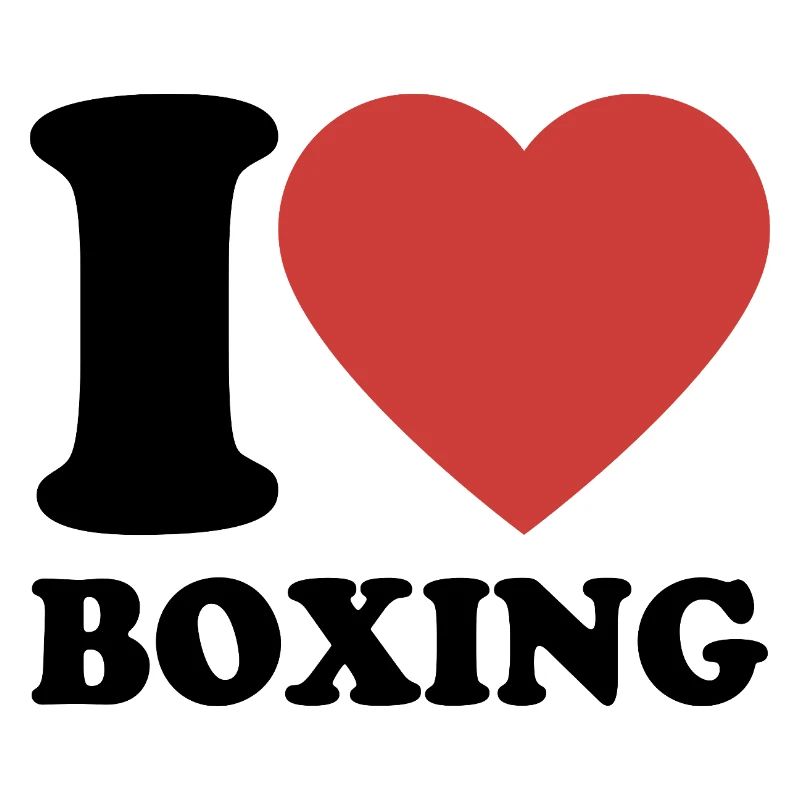 J’aime la boxe - Coeur - Boxe