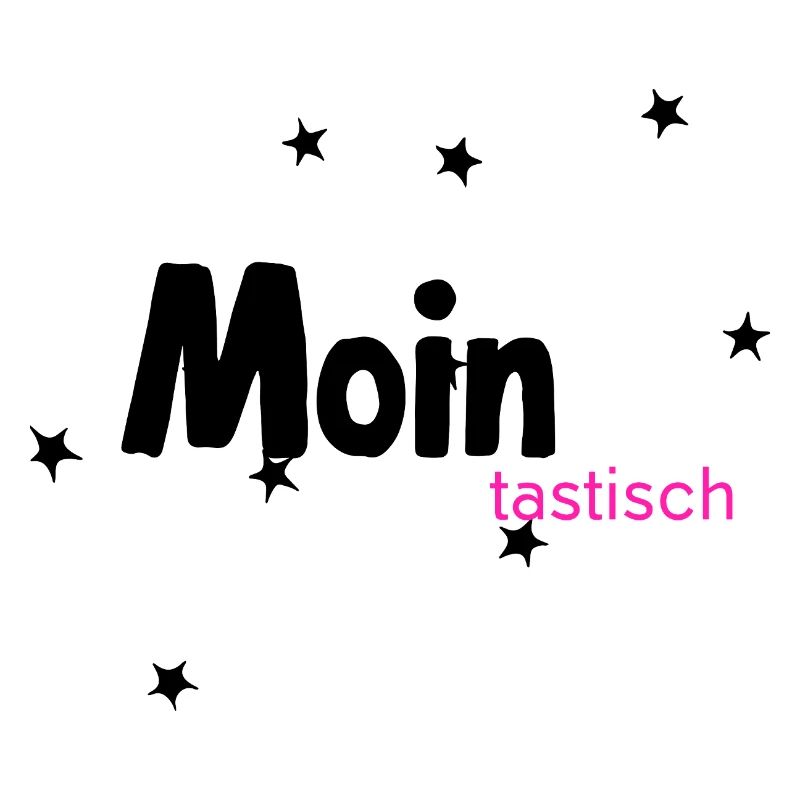 MOINtastic Lettrage rose fluo