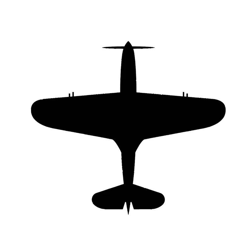Top-Down Flugzeug Silhouette