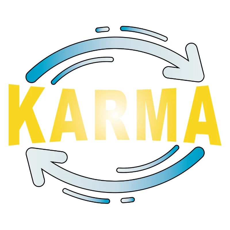 Karma - Minimalistisches Statement Design
