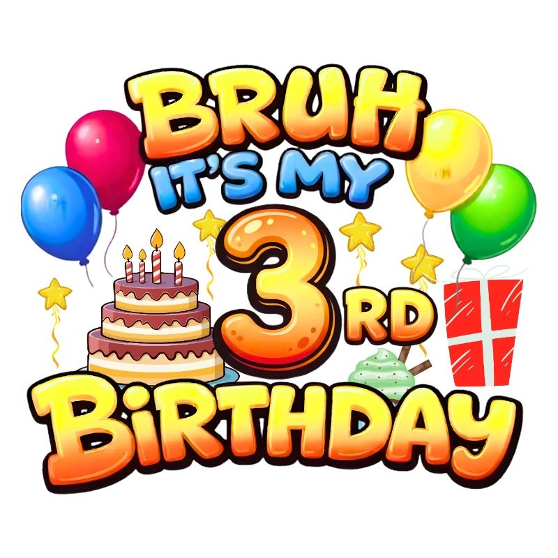 3. Geburtstagsshirt 3. Geburtstagsgeschenk Junge Mädchen 3.