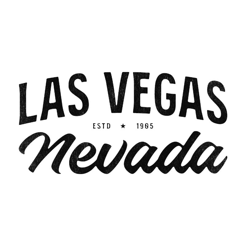 Las Vegas Nevada Estd 1985 Script