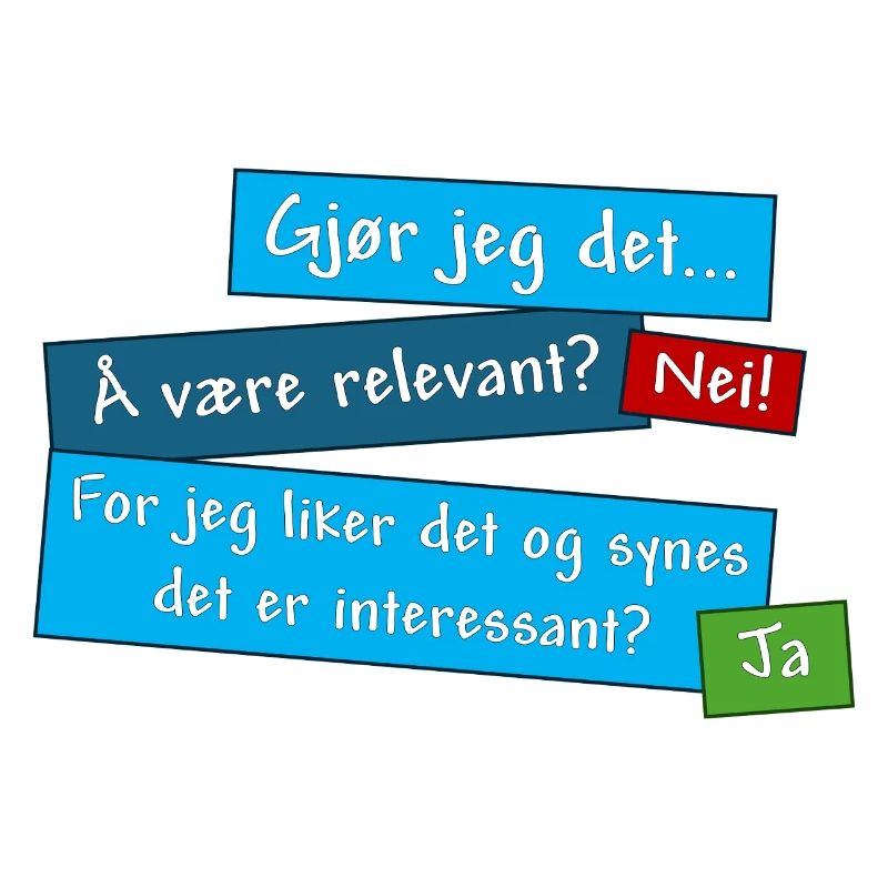 Pas une question de pertinence. Mais une question d’intérêt. (NON)
