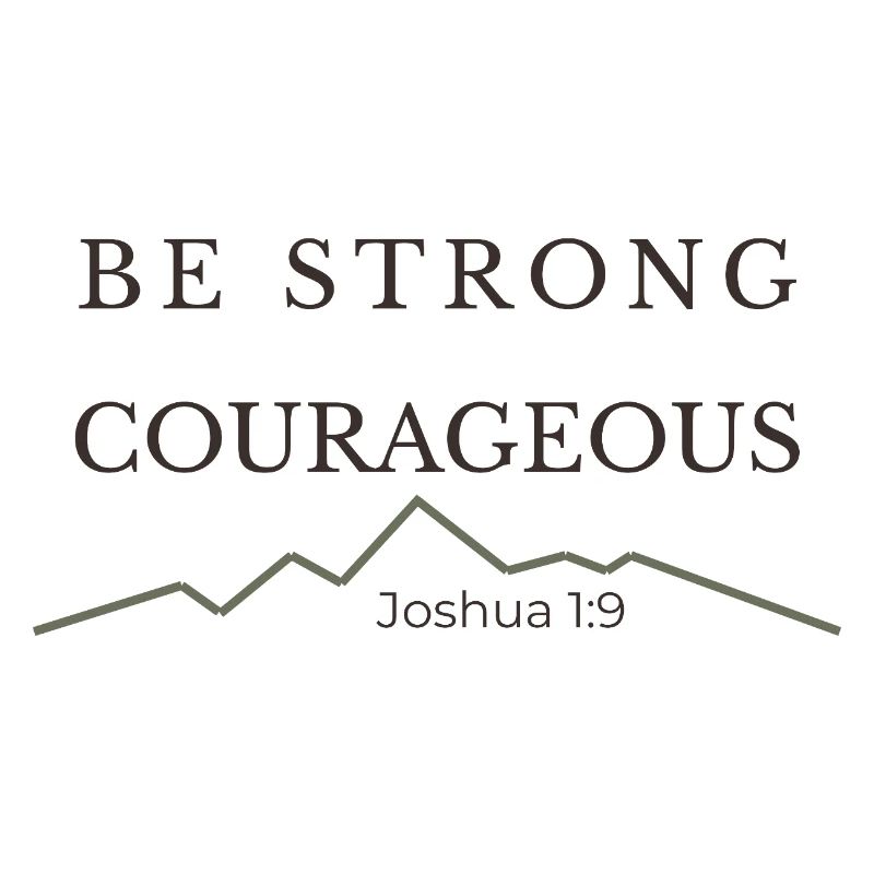 Sei stark und mutig | Josua 1,9