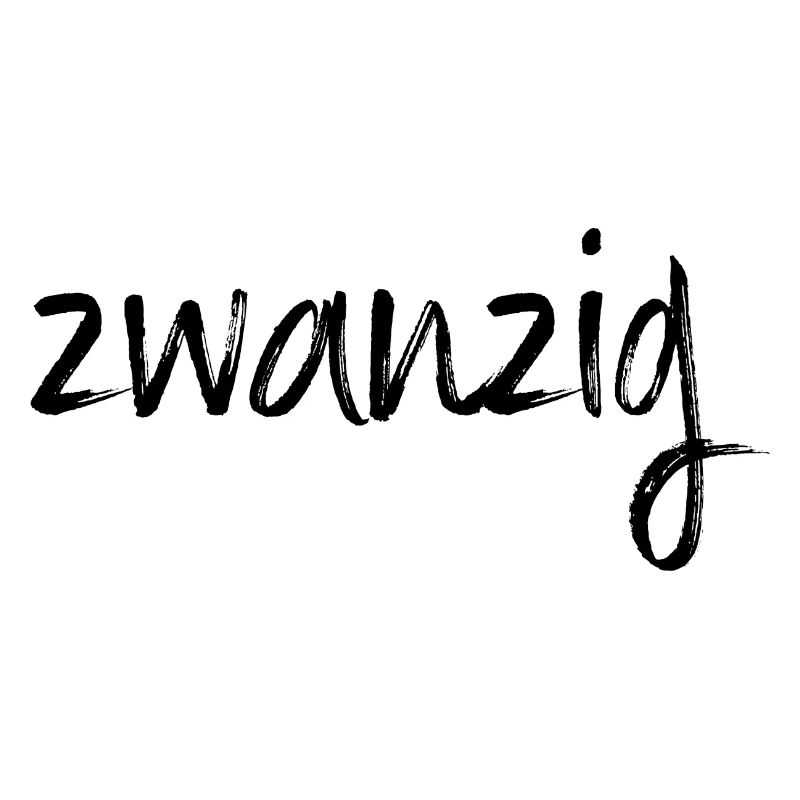 20 zwanzig 20. Geburtstag Geschenk