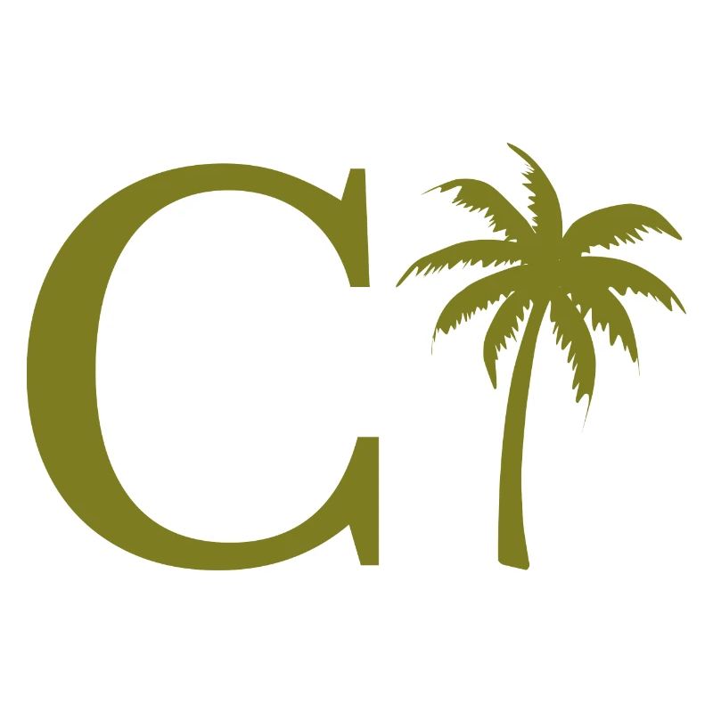 Lettre c vert Palm