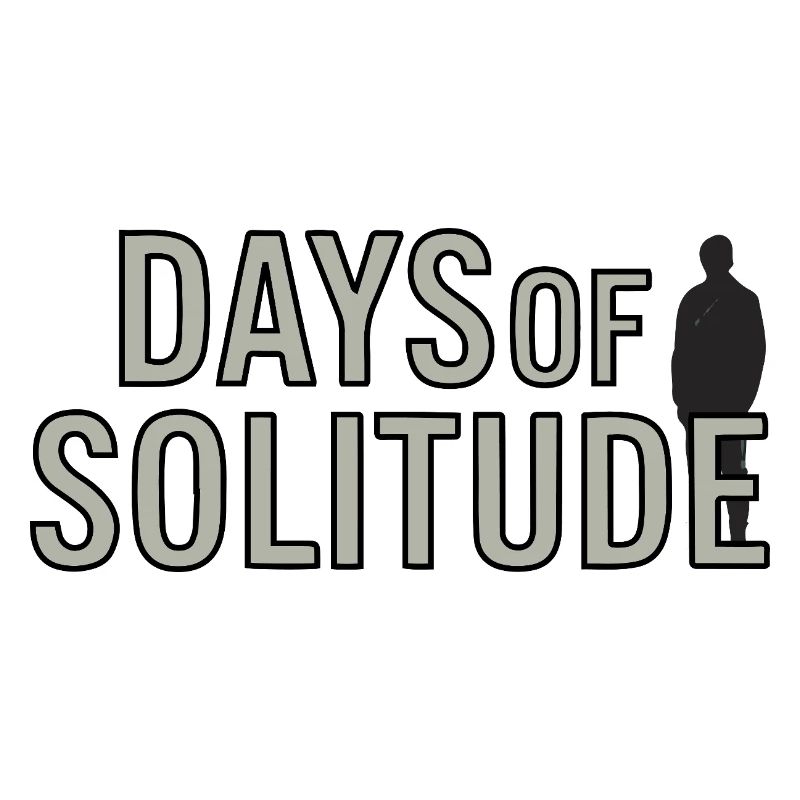 Minimalist Lonely Silhouette Illustration