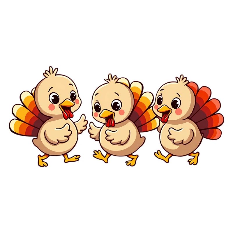 Bébé dinde de Thanksgiving