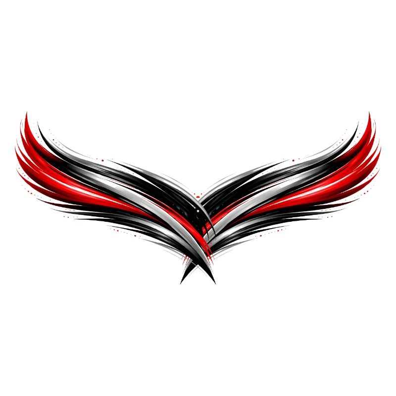 Sporty jersey design Symmetrical effect