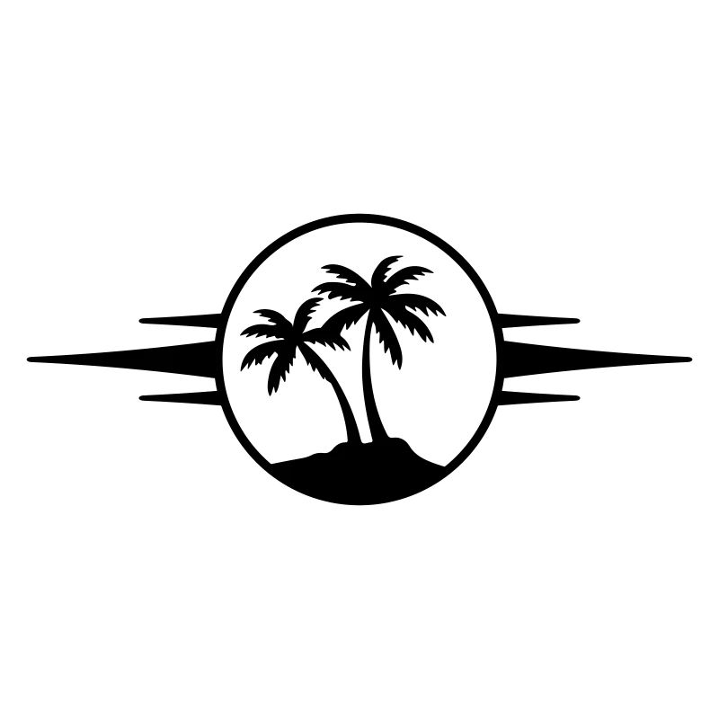 Icône du palmier de l’île