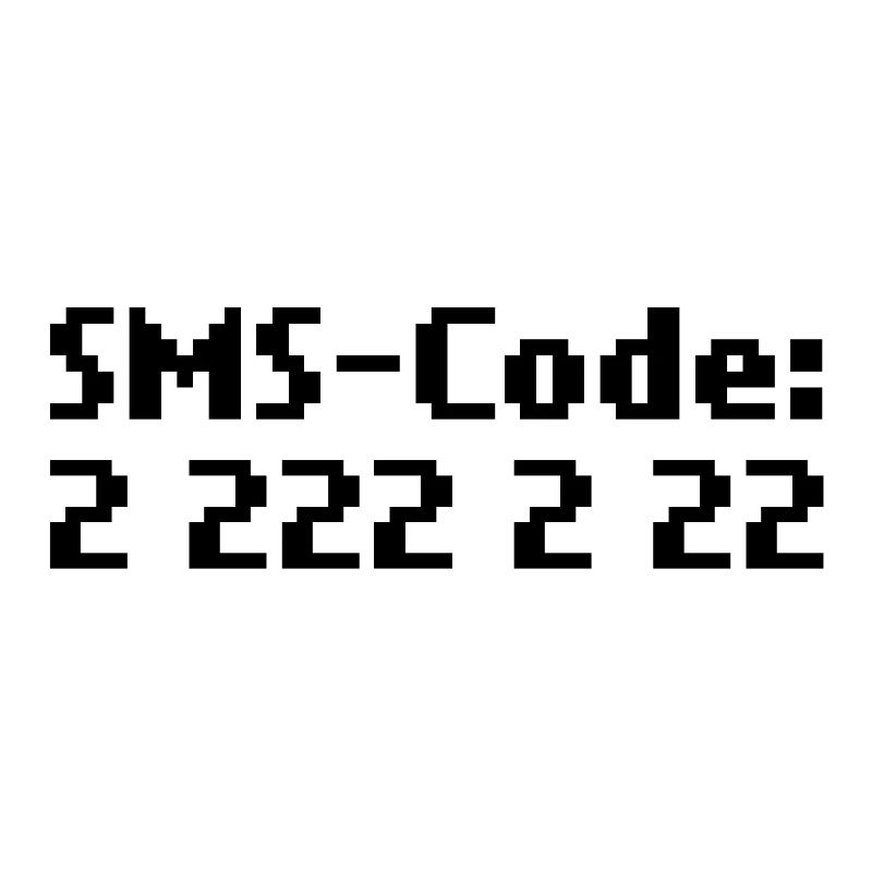 sms-code 2 222 2 22