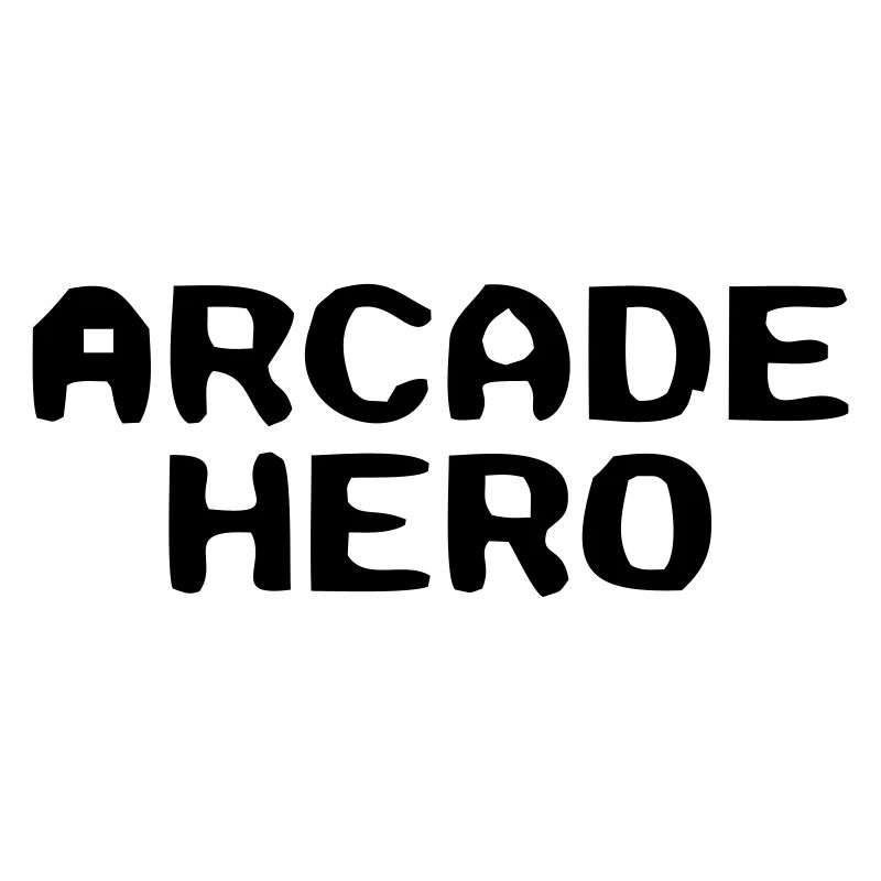 Lettrage rétro Arcade Hero