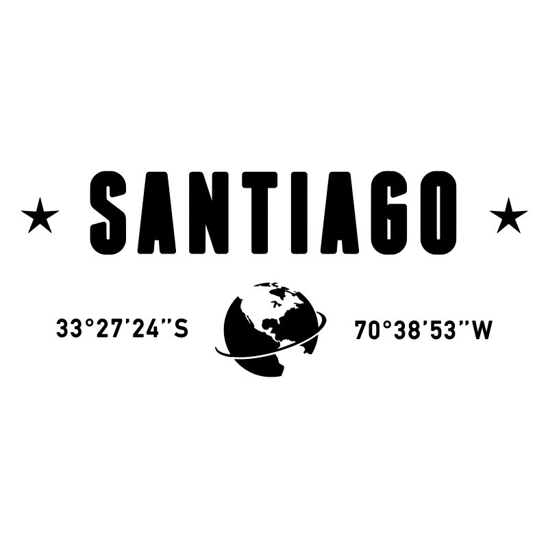 Santiago Chile Coordinates Planet Earth