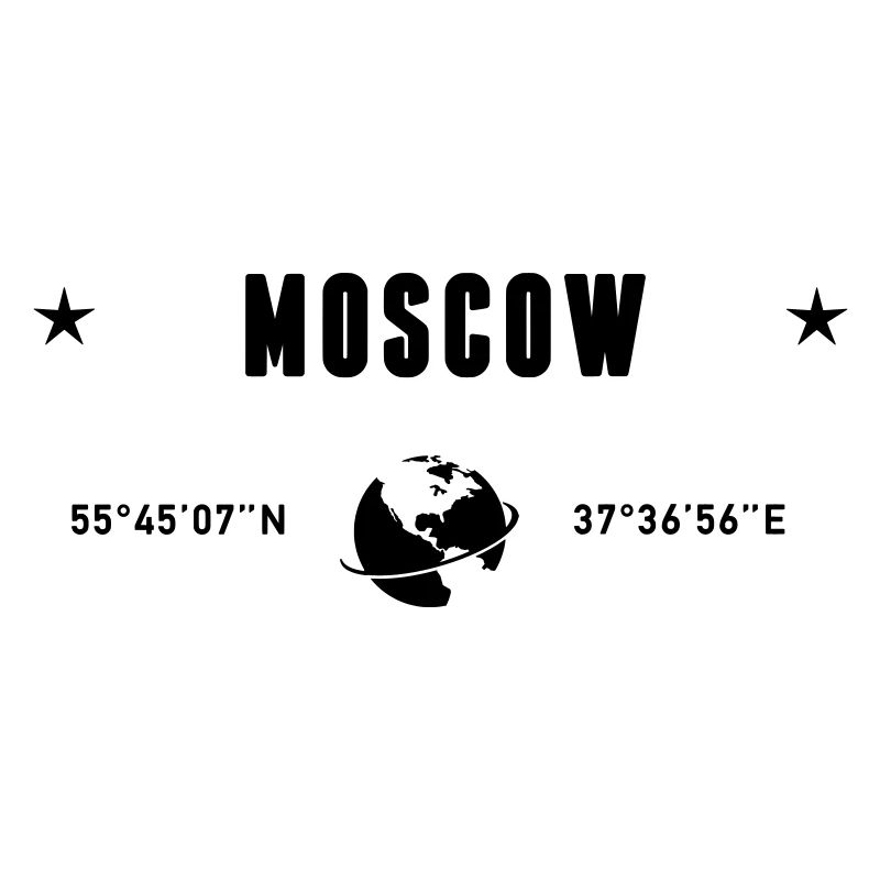 Moscou Russie Coordonnée la planète Terre