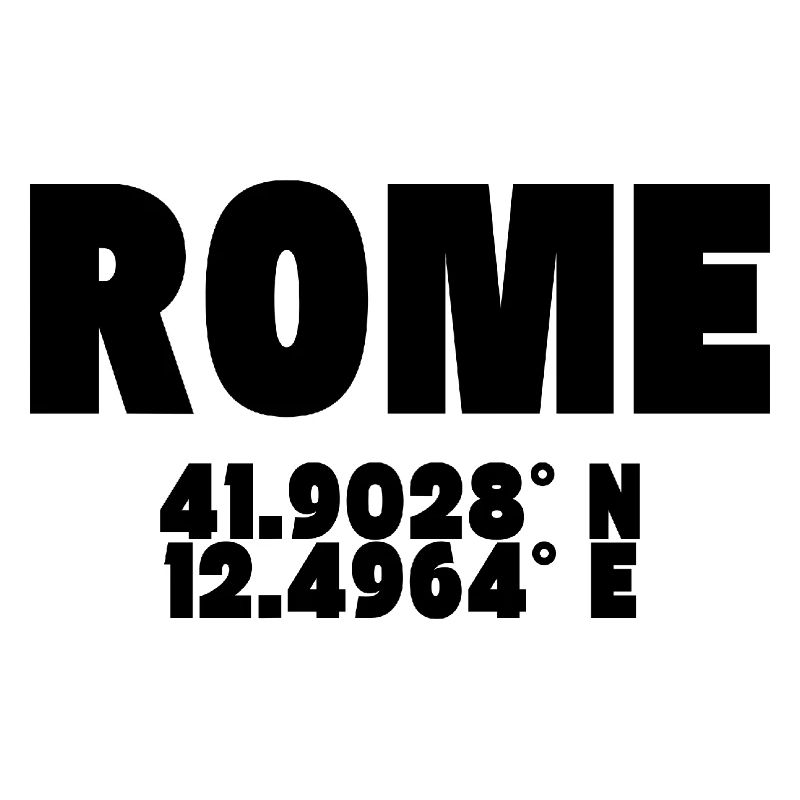 Rome - Design with coordinates