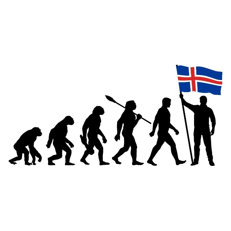 Island - Evolution - Flagge - Nation