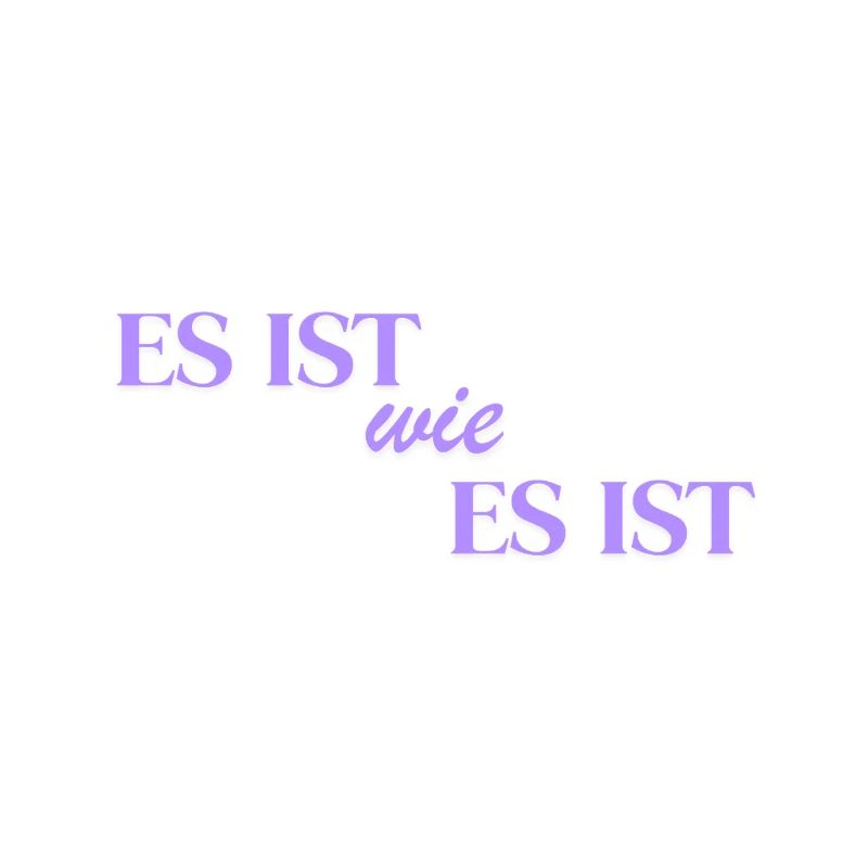 It is what it is