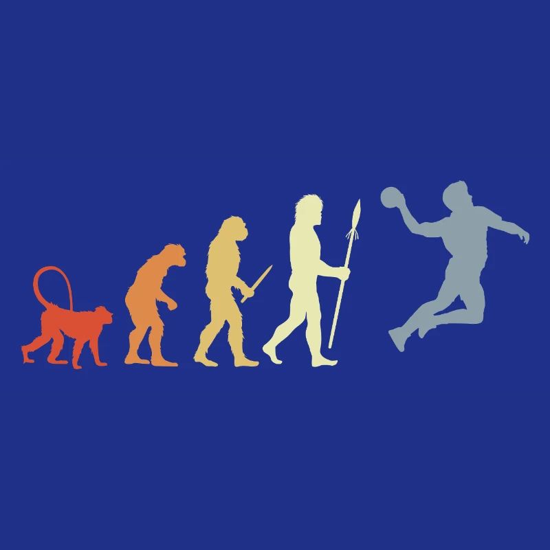 Joueur de handball Evolution